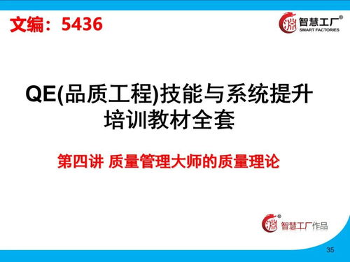 工厂高管进 QE技能与系统提升培训教材全套 动动小手全拿走｜实践教学平台版